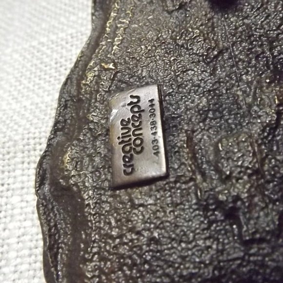 Vintage Distressed Corod Oil Sector Belt Buckle - Picture 5 of 6